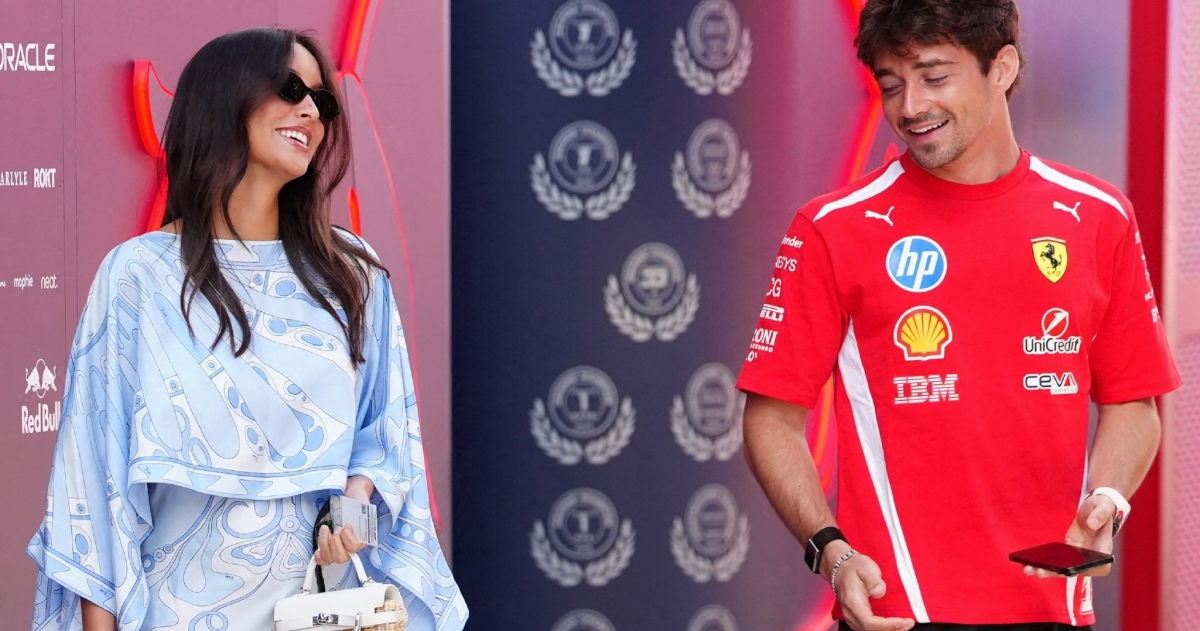 Жена пилота Ferrari Шарля Леклера Александра Сен-Мле