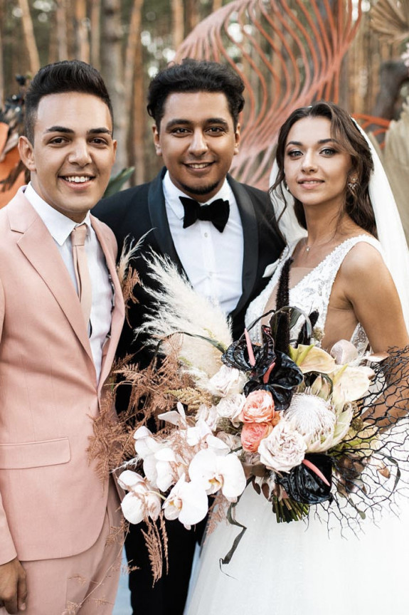 Mulatwedding: в Киеве прошла громкая свадьба ведущего Мишеля Сайкали