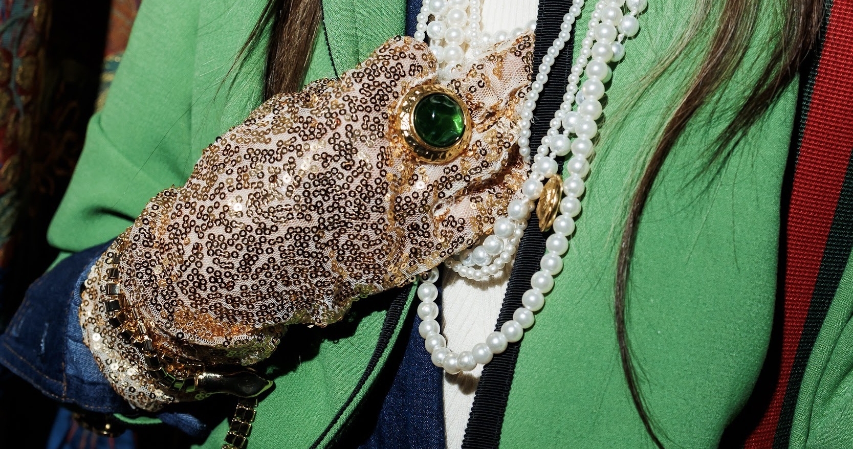 Total Gucci, много клетки и колорблок: самые