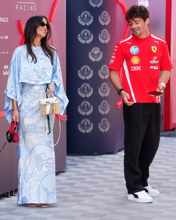 Жена пилота Ferrari Шарля Леклера Александра Сен-Мле