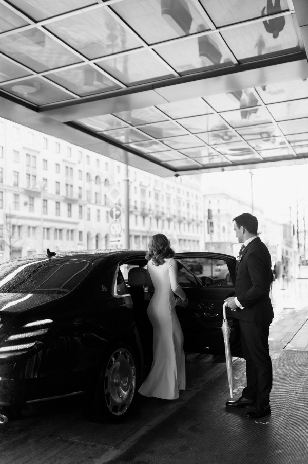 Камерная свадьба в ресторане Butler со свечами
